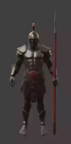 battle-hardened ancient warrior