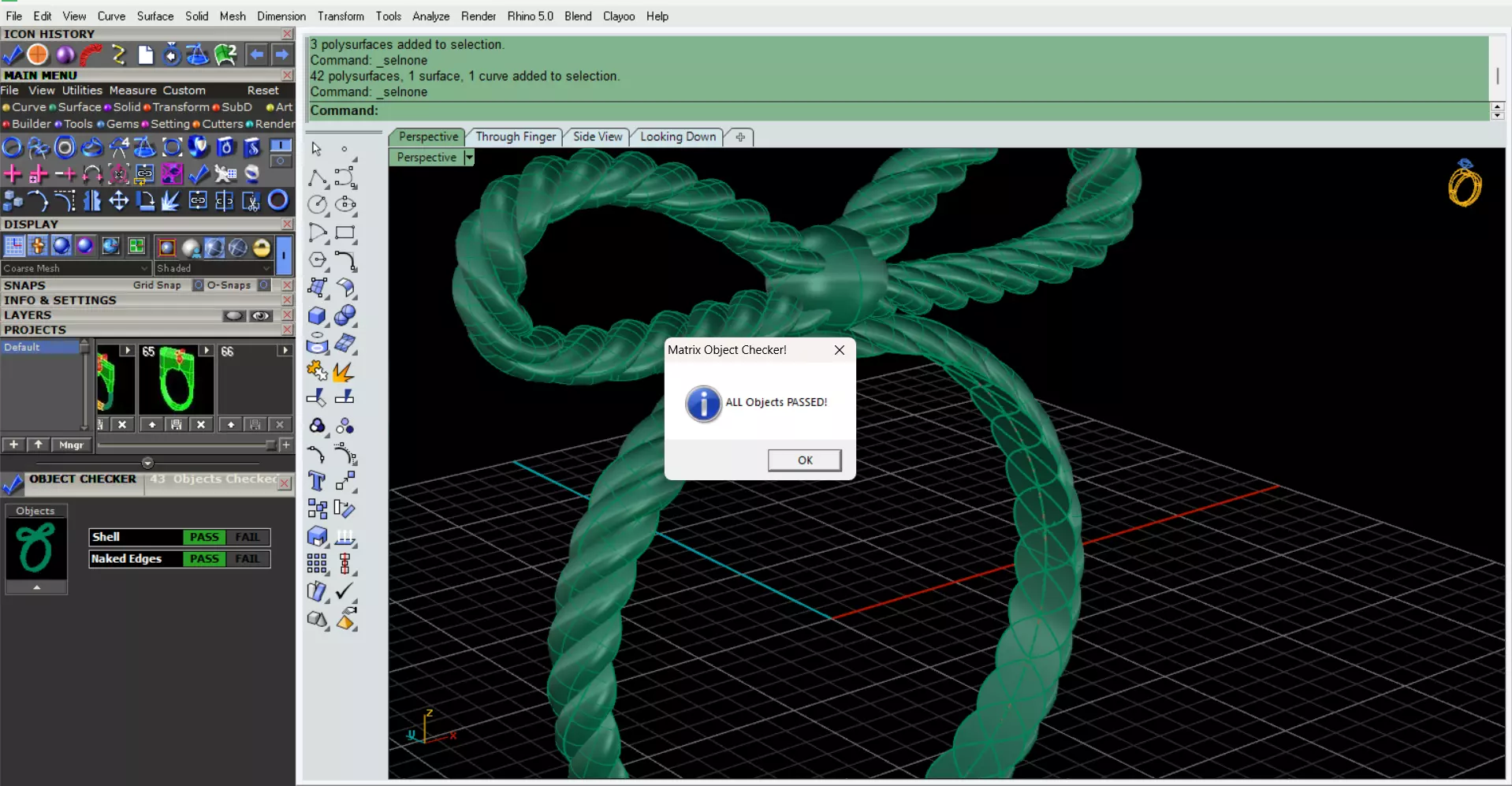 Bow tie ring 3D print model_1