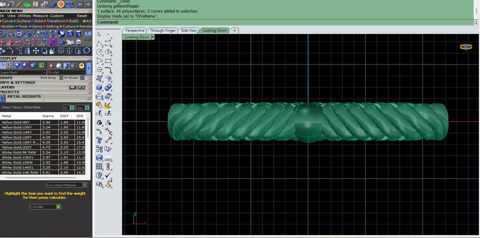 Bow tie ring 3D print model_5