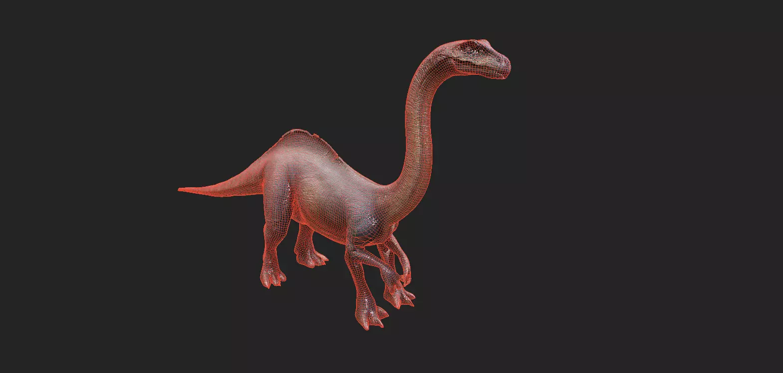 Dinosaurs Pack 7 Low-poly 3D model_25