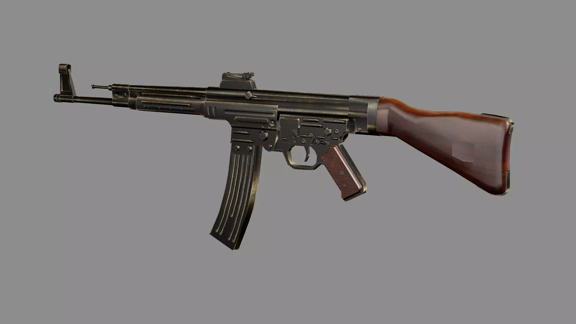 STG 44 Sturmgewehr stg44 Low-poly 3D Model Low-poly 3D model_1
