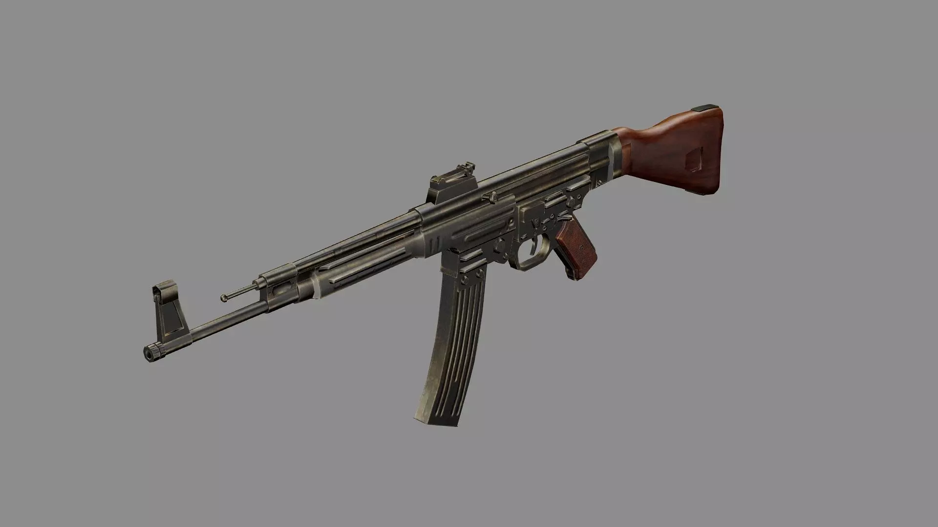 STG 44 Sturmgewehr stg44 Low-poly 3D Model Low-poly 3D model_5