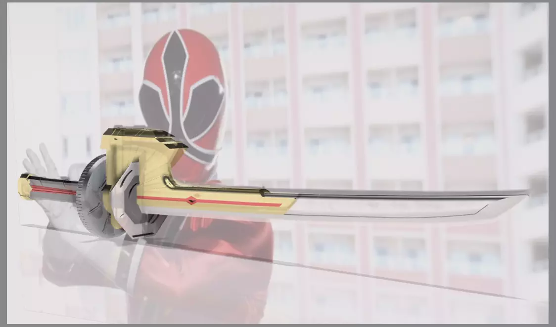 Shinkenmaru RoughlyBuilt Edition 3D print model_16