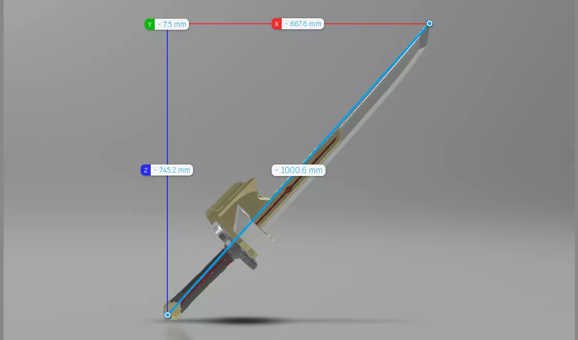 Shinkenmaru RoughlyBuilt Edition 3D print model_1