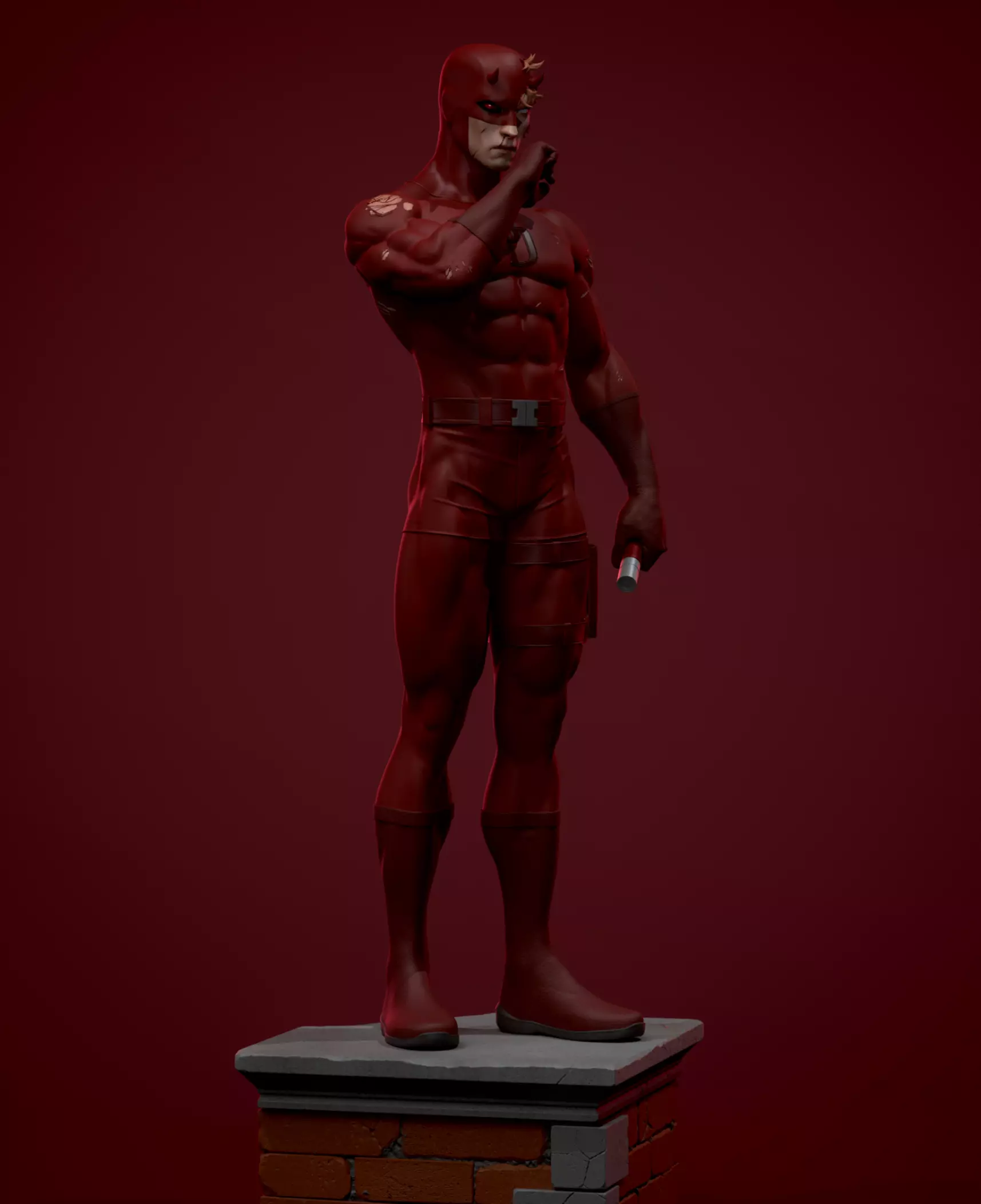Daredevil stl file for 3d printing 3D print model_5
