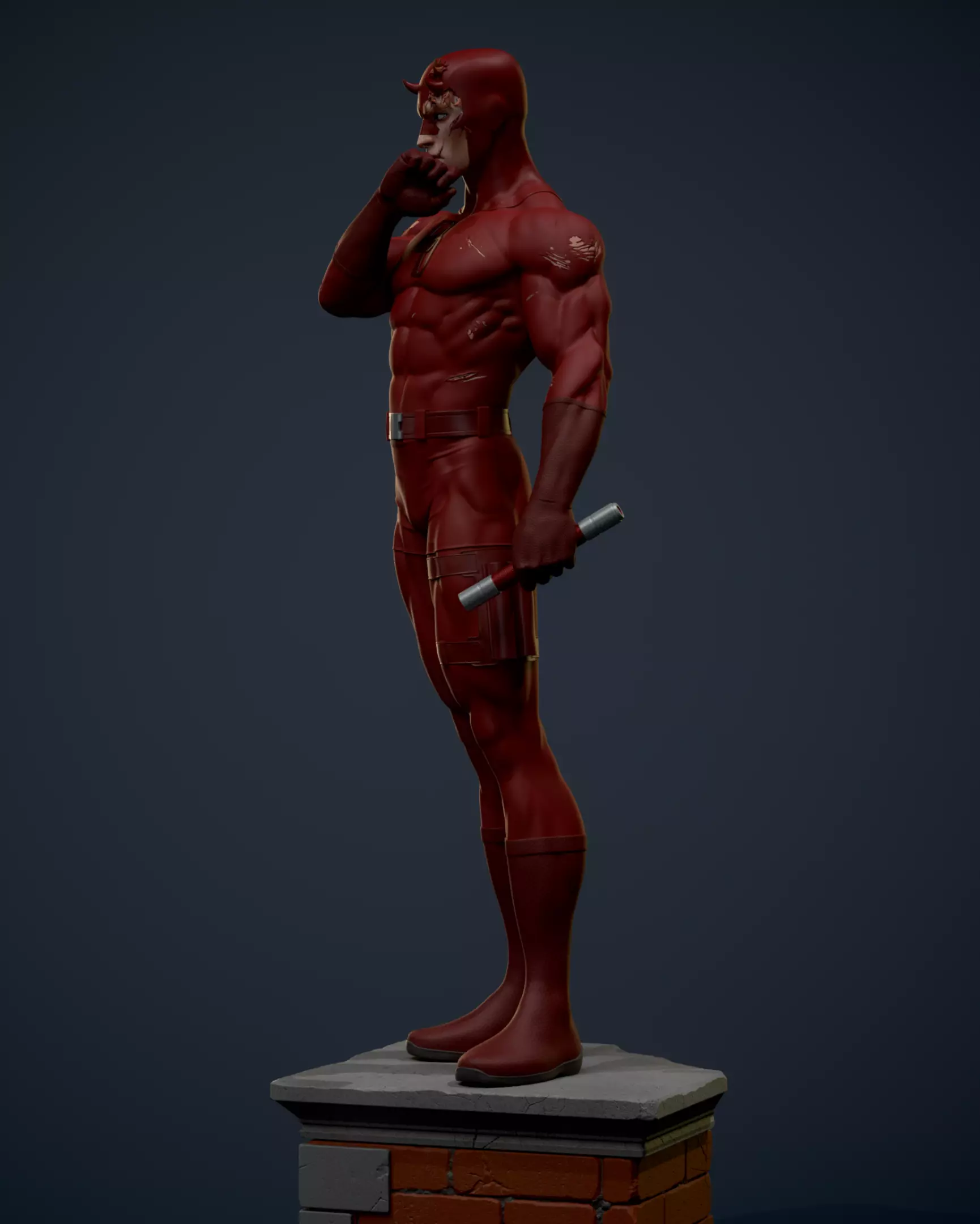 Daredevil stl file for 3d printing 3D print model_3