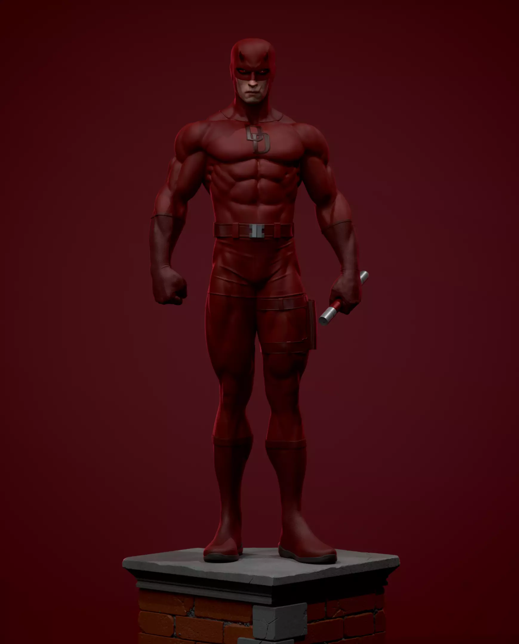 Daredevil stl file for 3d printing 3D print model_4
