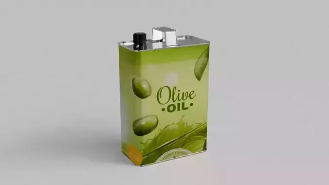  Oil can tin
