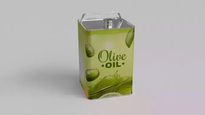 Aluminium oil tin can