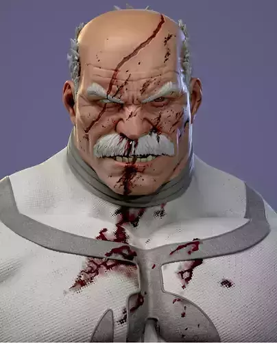 Conquest statue for 3d printing