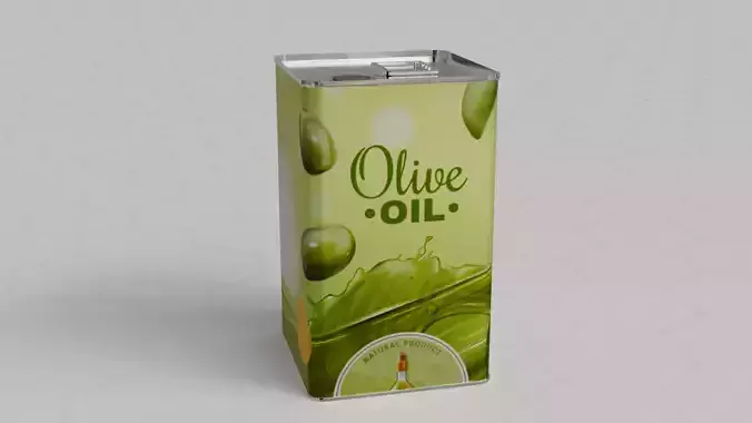 Oil can tin