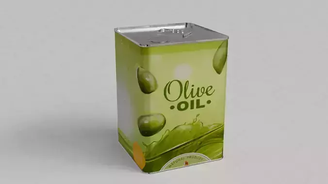 Oil can tin