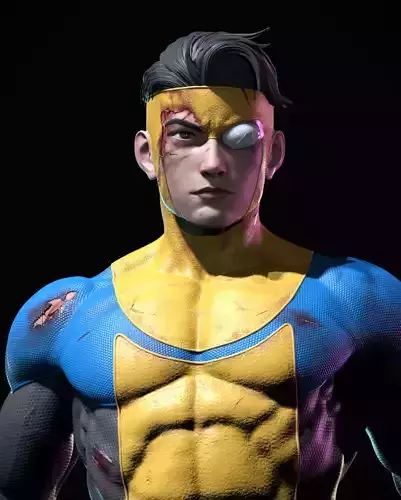 Invincible  statue for 3d printing