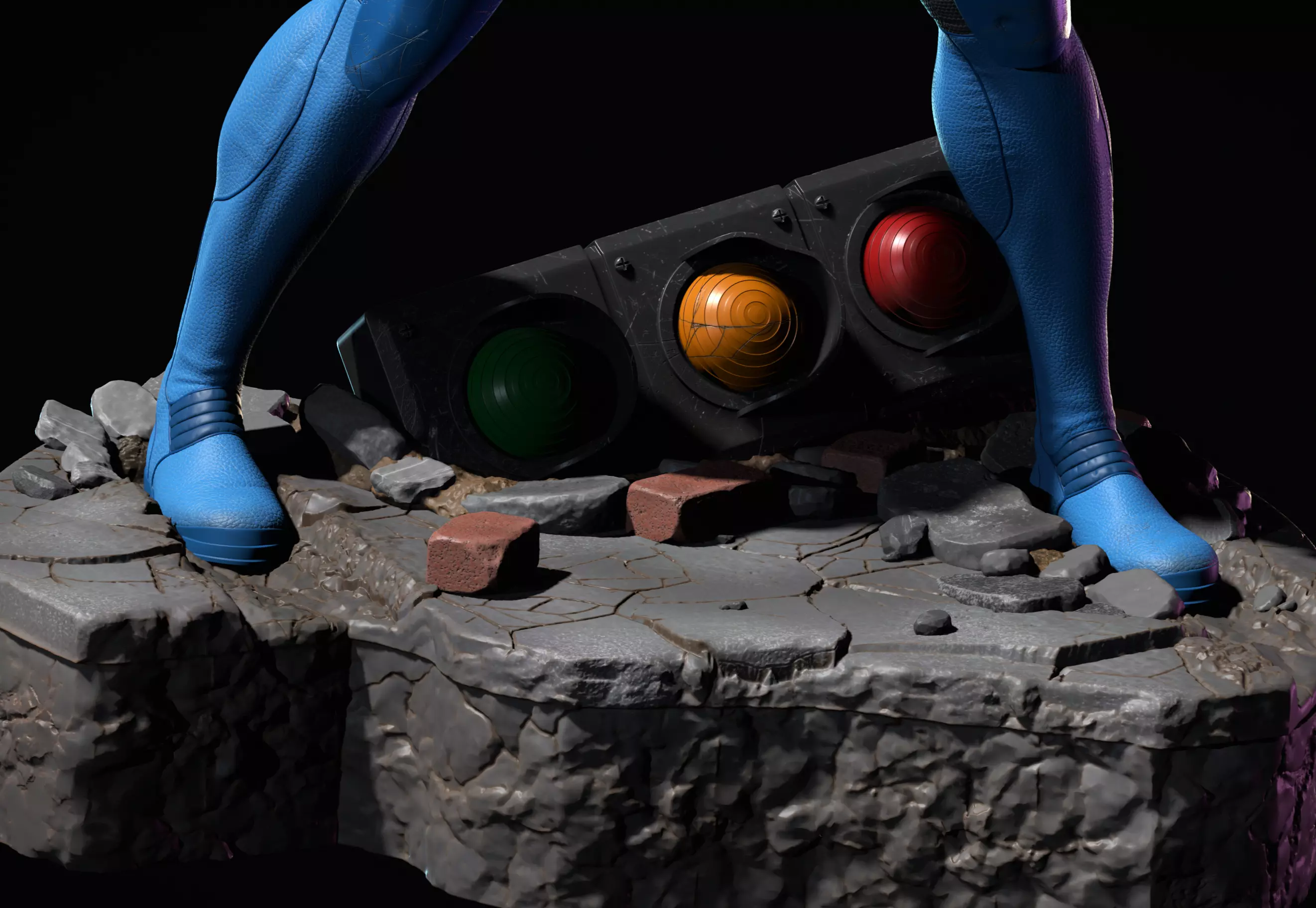 Invincible  statue for 3d printing 3D print model_4