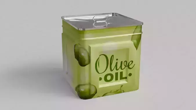Aluminium oil tin can