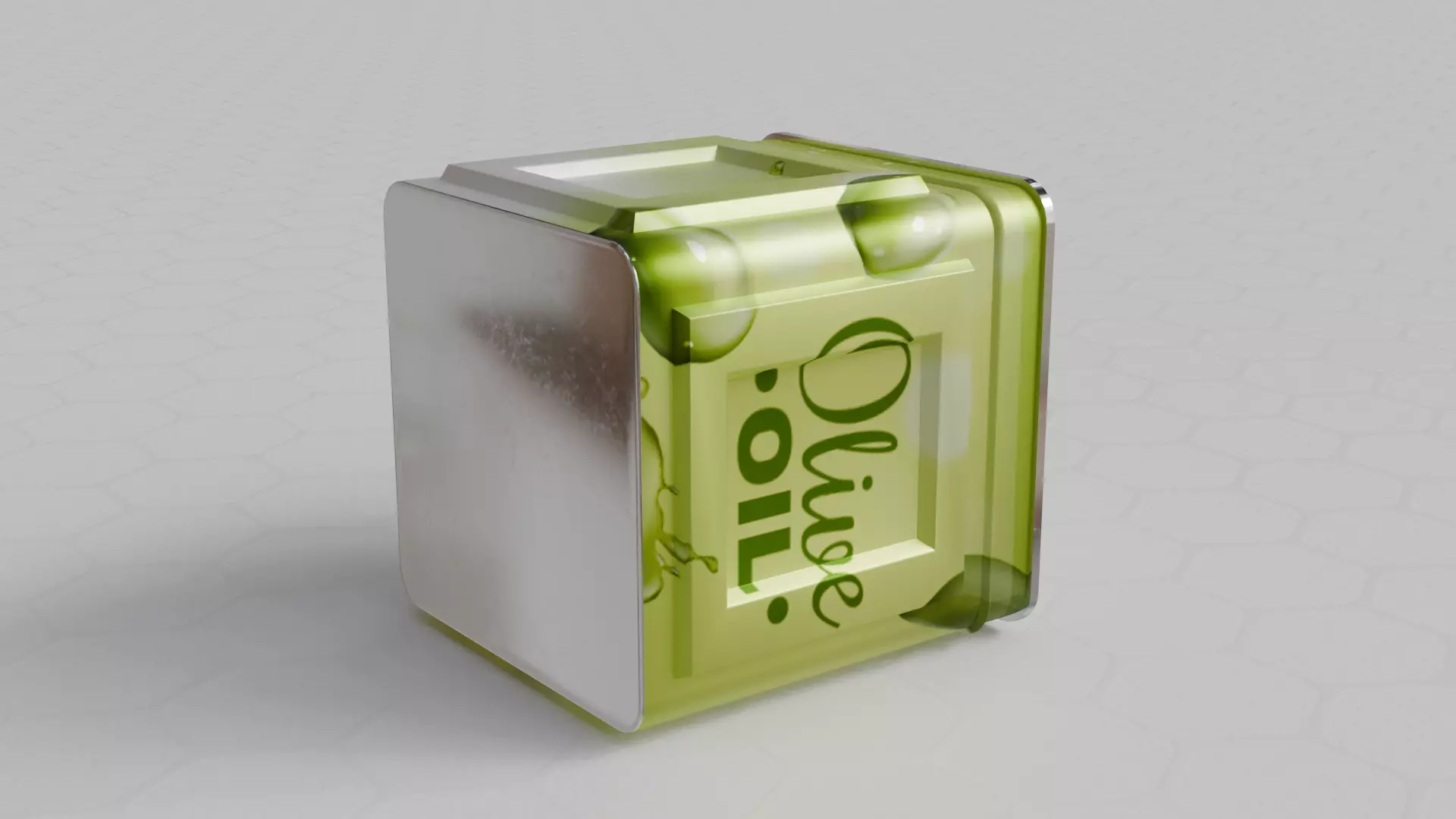 Aluminium oil tin can 3D model_6