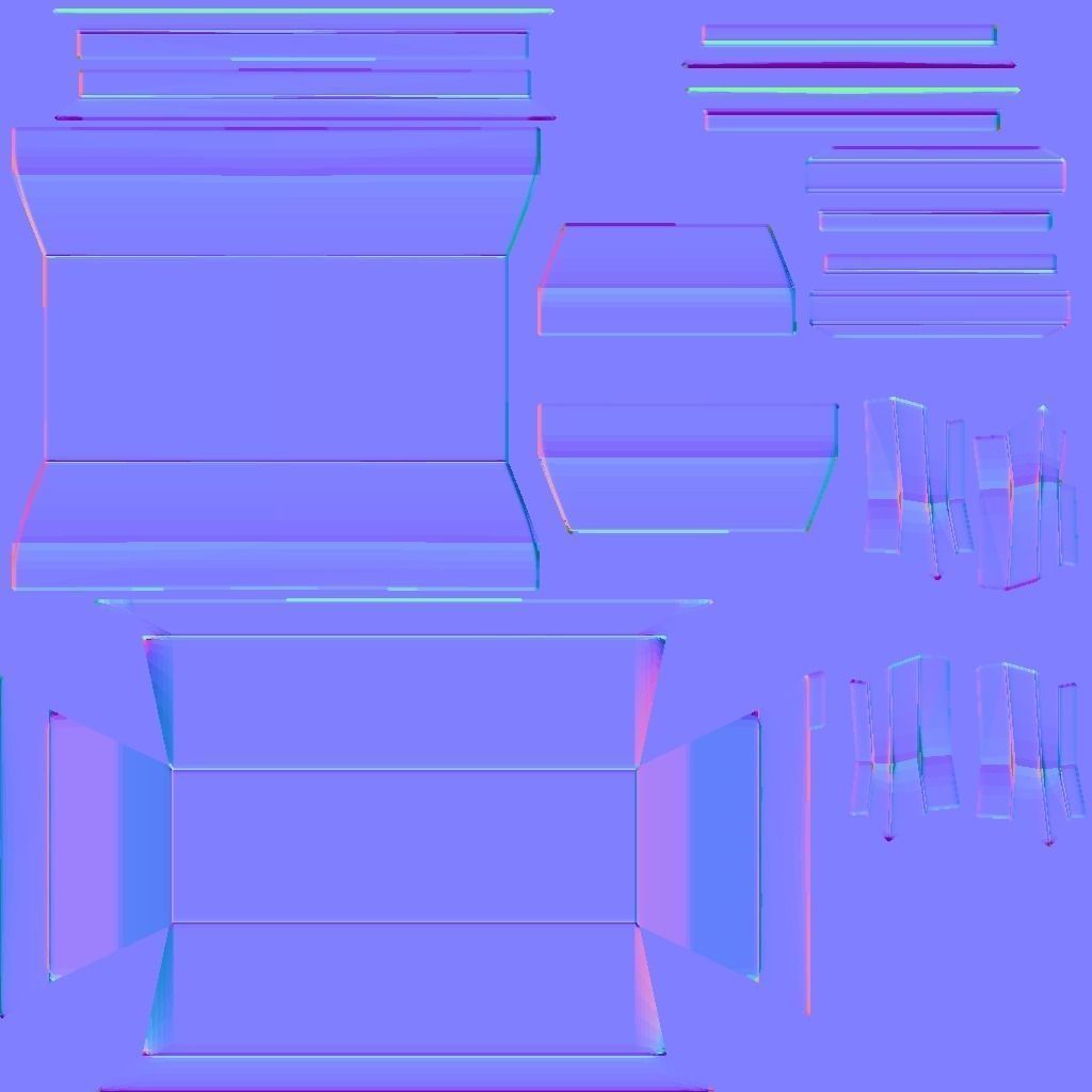 Treasure Chest Prop Low-poly 3D model_2