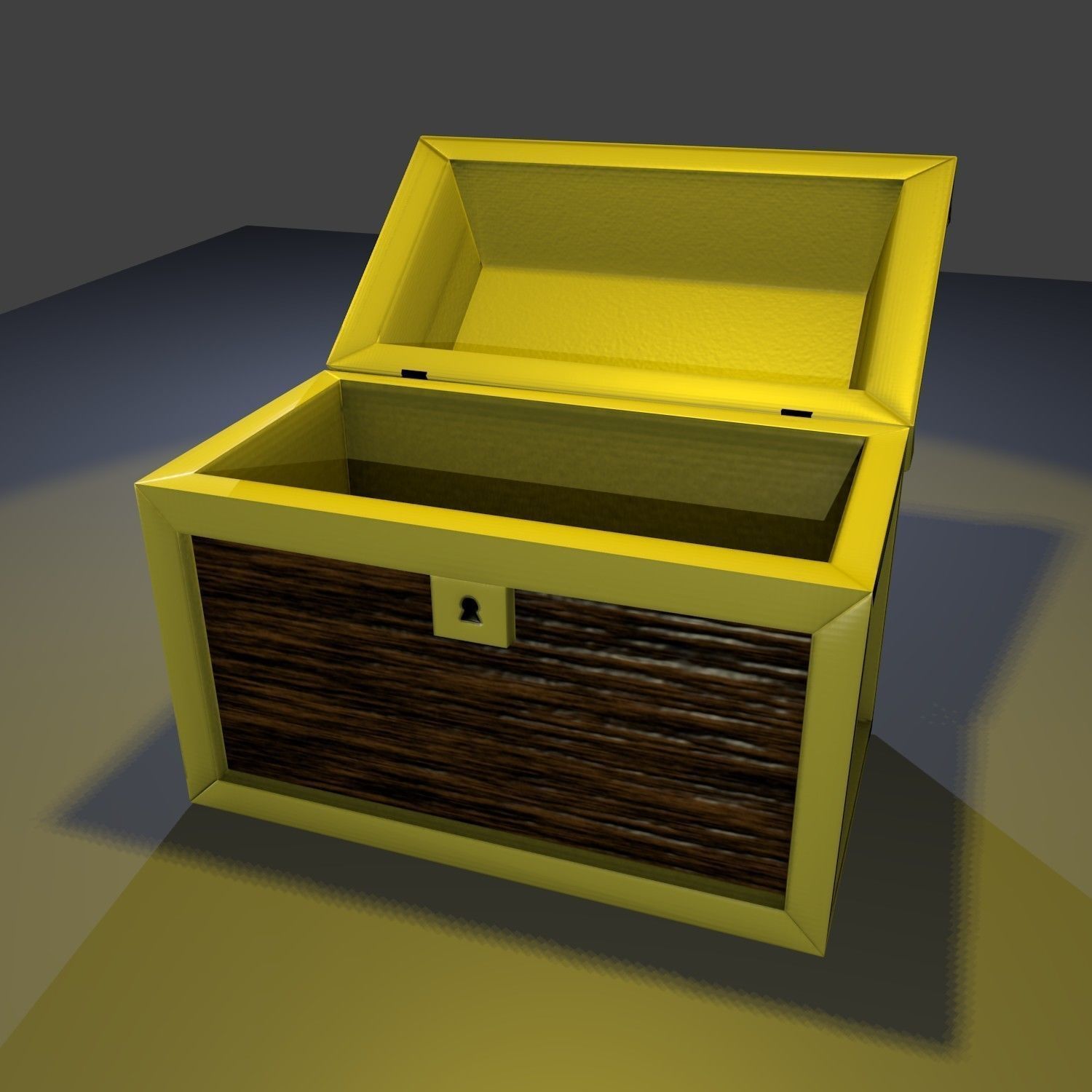 Treasure Chest Prop Low-poly 3D model_1