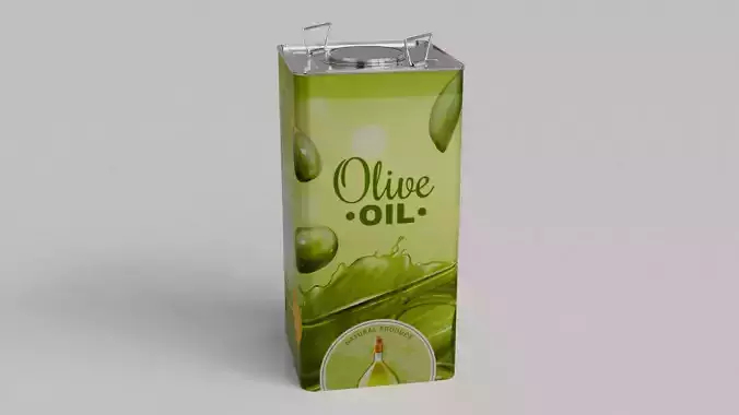 Oil can tin