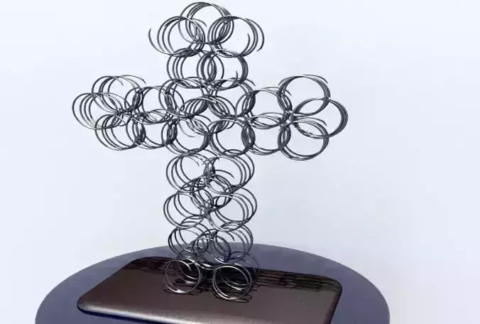 Iron Crucifix 3D model