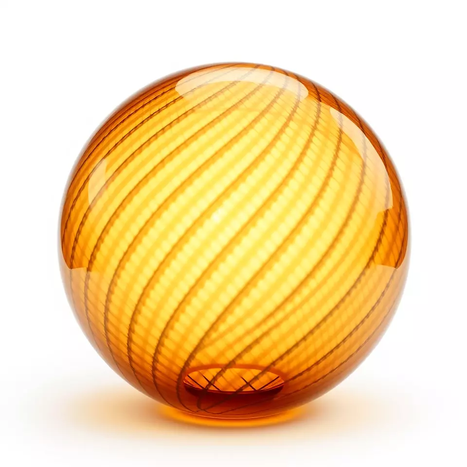 Amber Glass Swirled HQ PBR Textures Set Texture_1