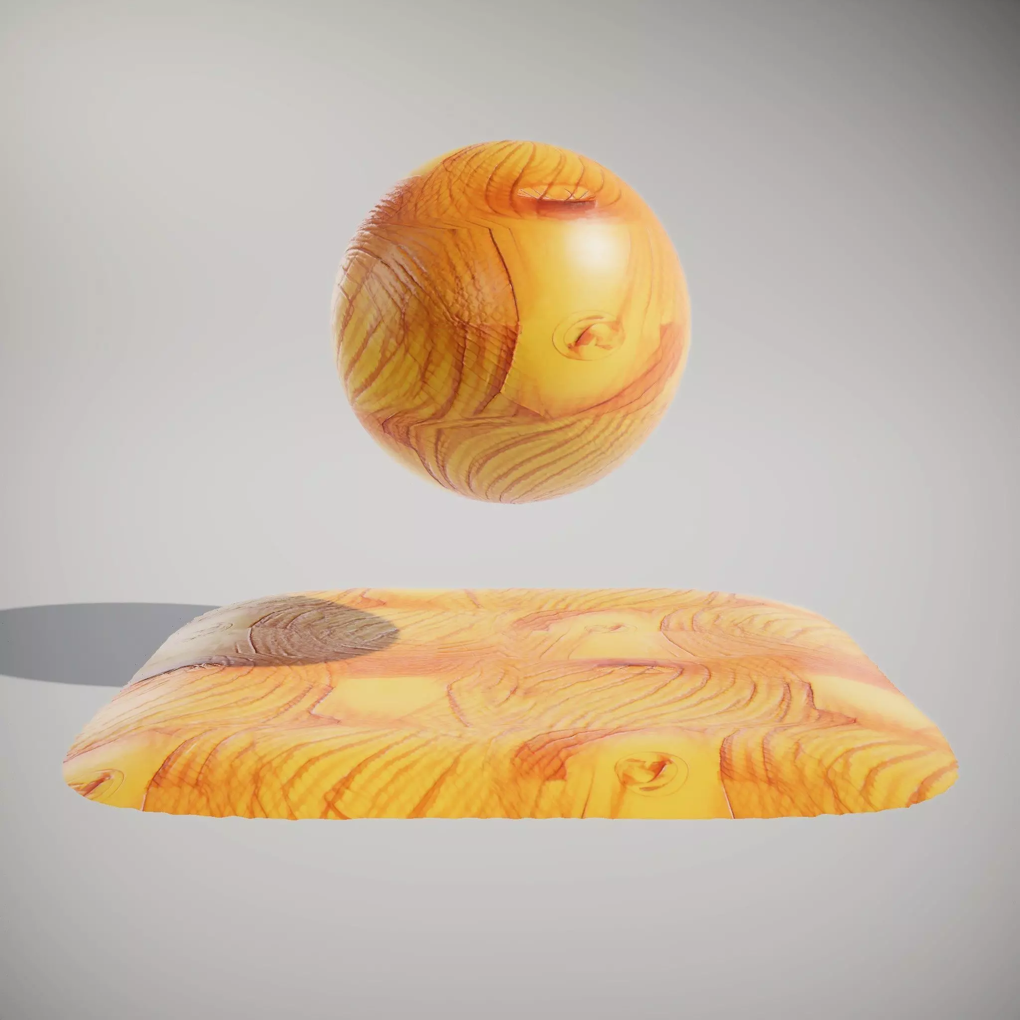 Amber Glass Swirled HQ PBR Textures Set Texture_2