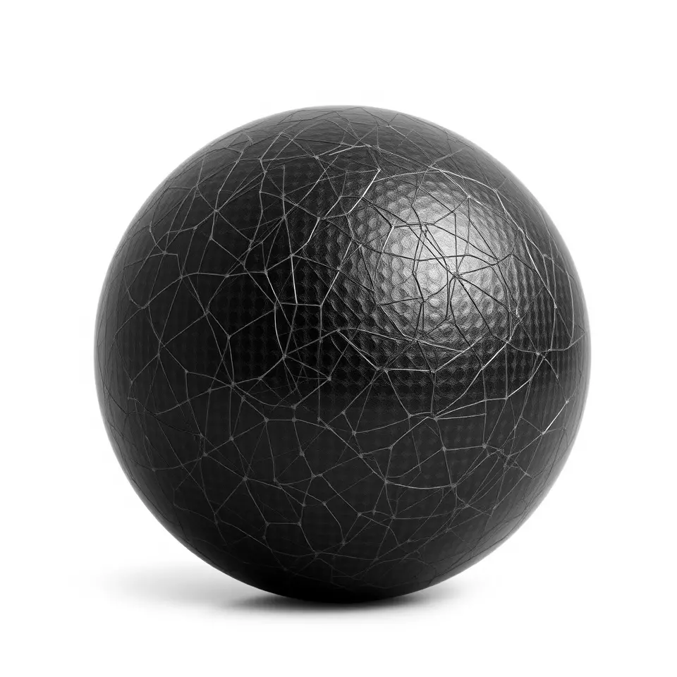 Cracked Leather Dark HQ PBR Textures Set Texture_1