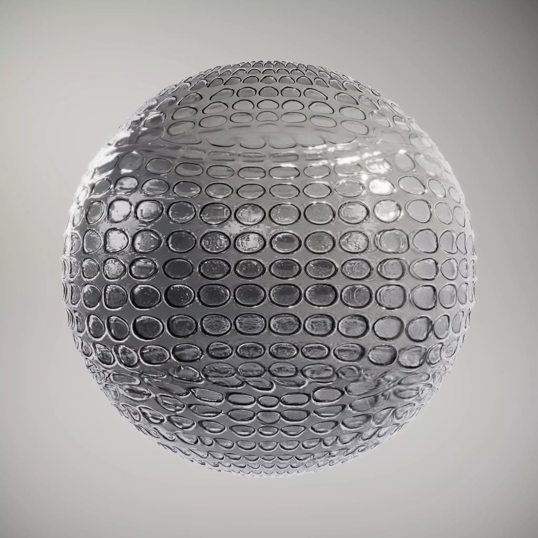 Black Bubble Wrap HQ PBR Textures Set Texture_3