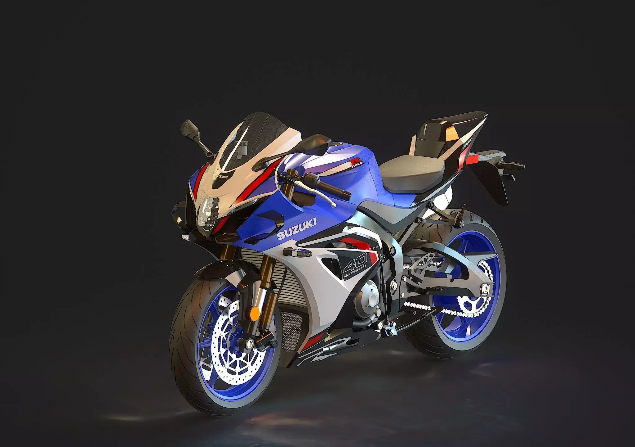 Base model Suzuki GSX R 1000 R 2026 3D model_0