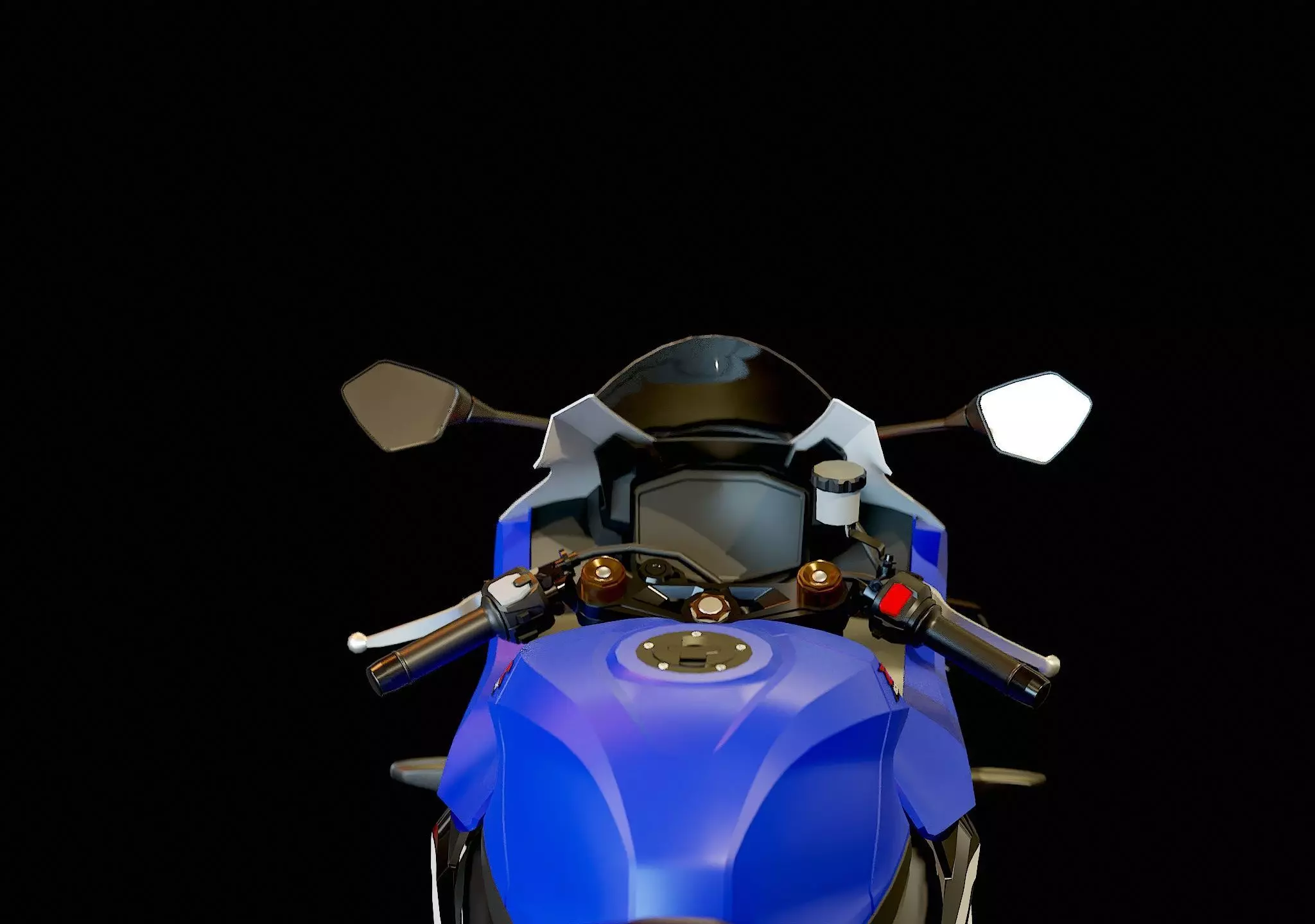 Base model Suzuki GSX R 1000 R 2026 3D model_9