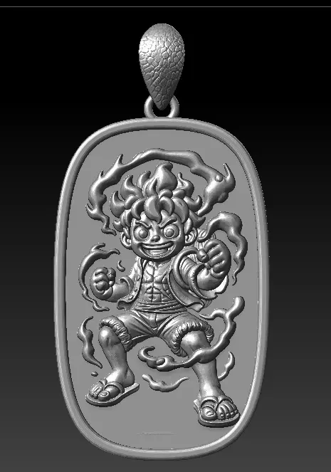 luffy gear 5 3D print model_2