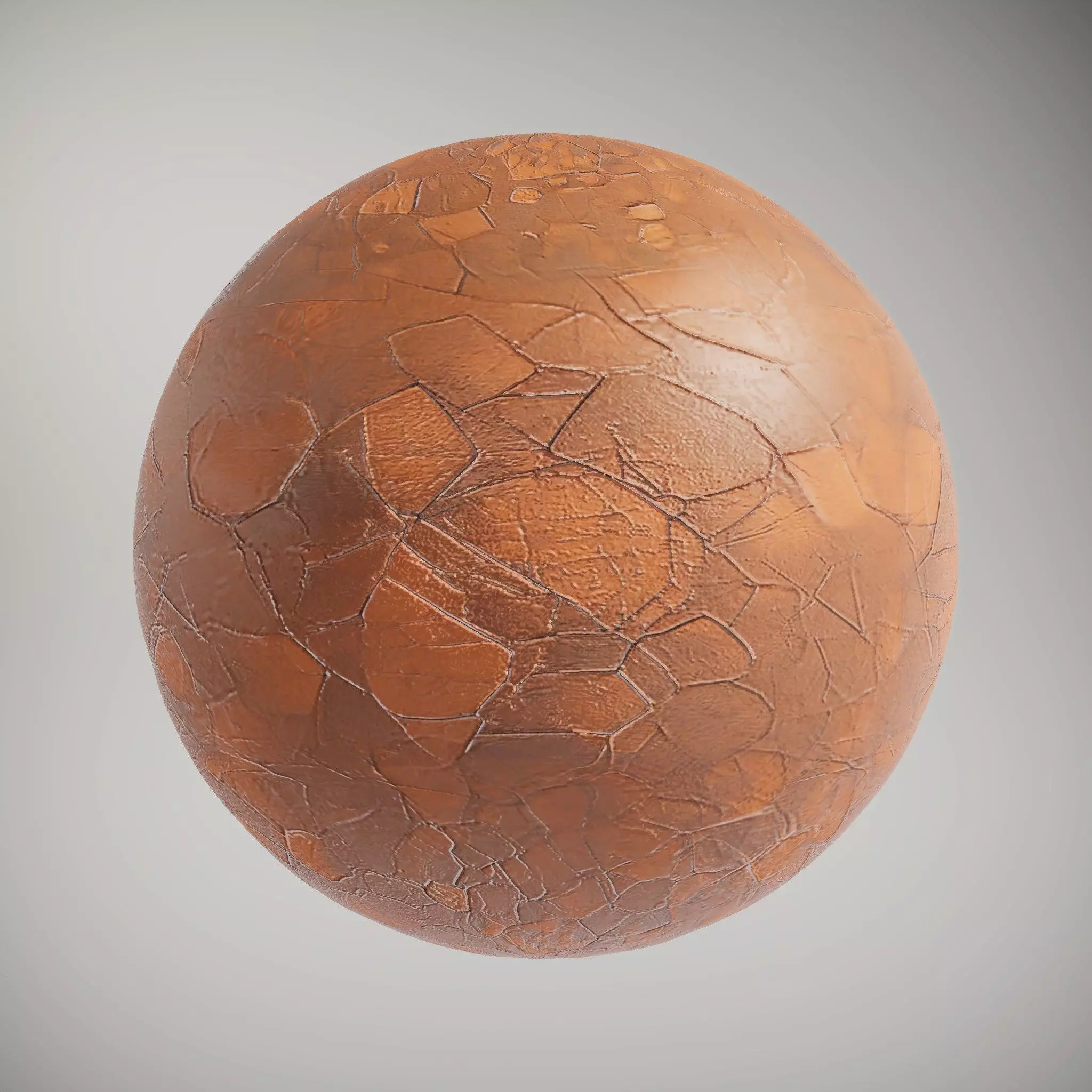HQ PBR Textures Set Metallic Copper Mosaic Texture_3