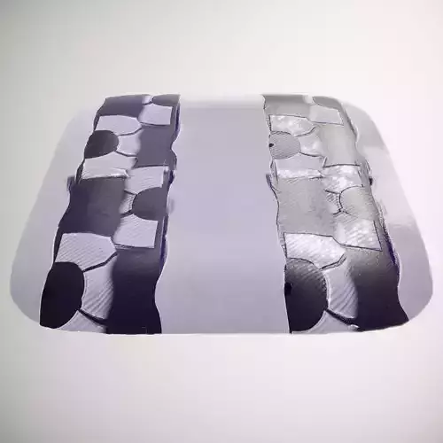 Carbon Fiber Purple Gloss HQ PBR Textures Set Texture