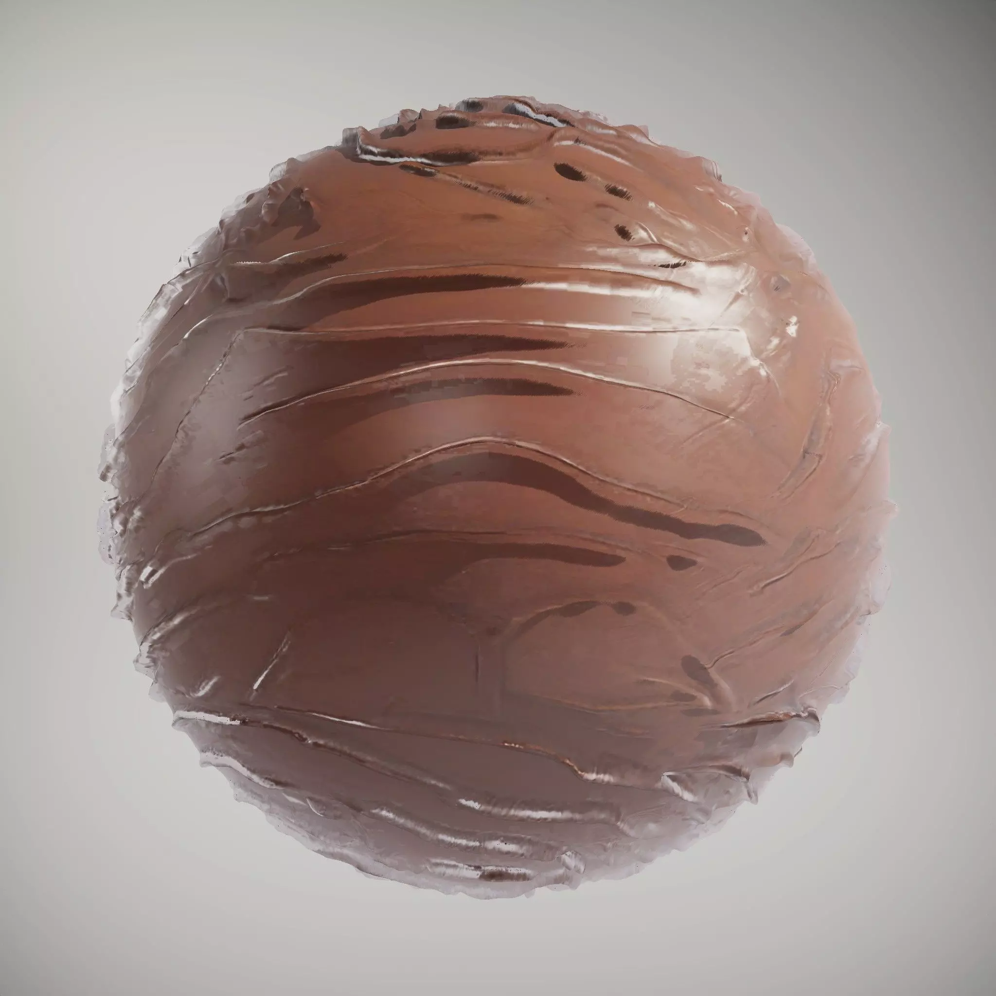 Leather Chocolate Wave HQ PBR Textures Set Texture_0