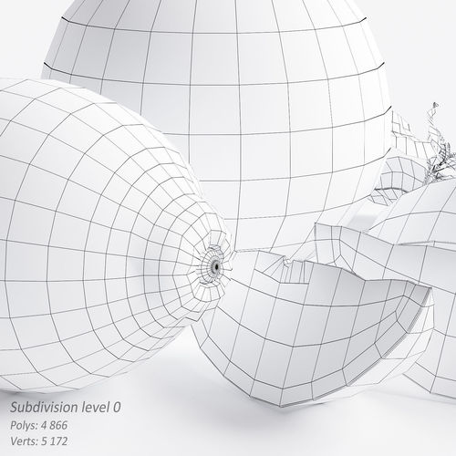 Citrus two oranges and lemon 3D model 4