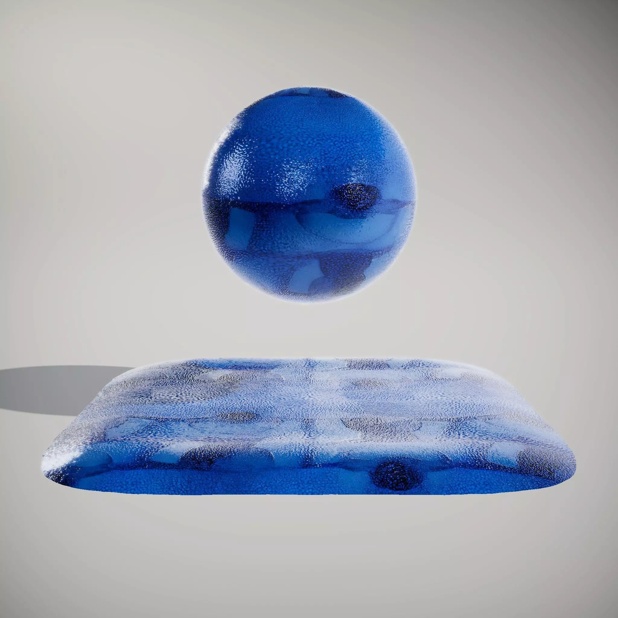 HQ PBR Textures Set Blue Speckled Gloss Ceramic Texture_0