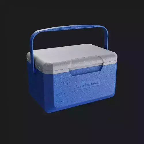 Small Cooler - PBR Game Ready