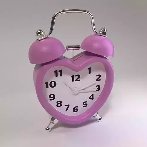Alarm Clock  Cute 3D model