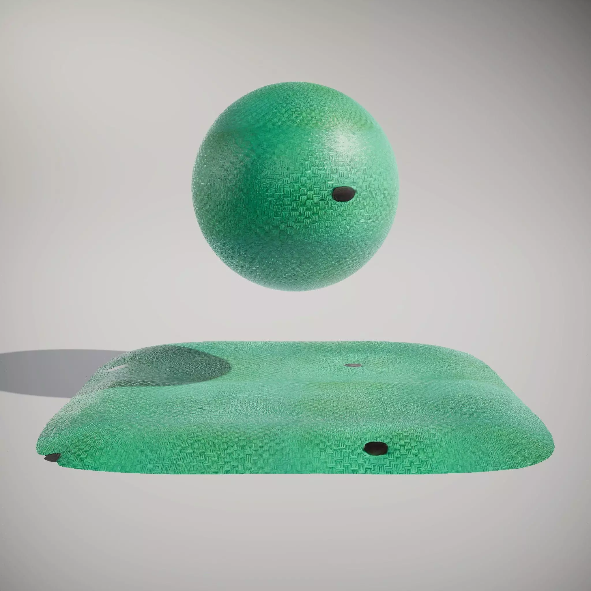 Carbon Fiber Green HQ PBR Textures Set Texture_2