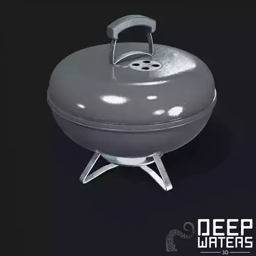 Round grill - PBR Game Ready