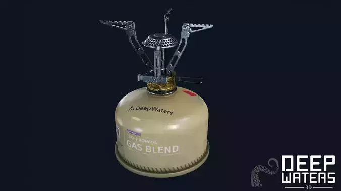 Backpack Stove - PBR Game Ready