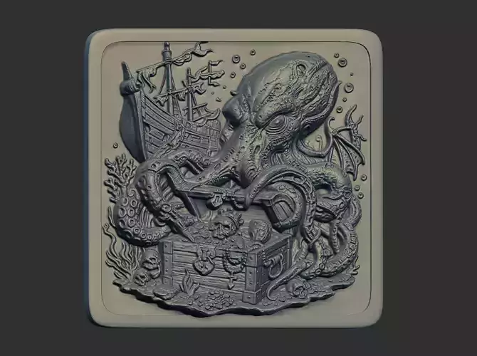 octobus tresurebox cnc model