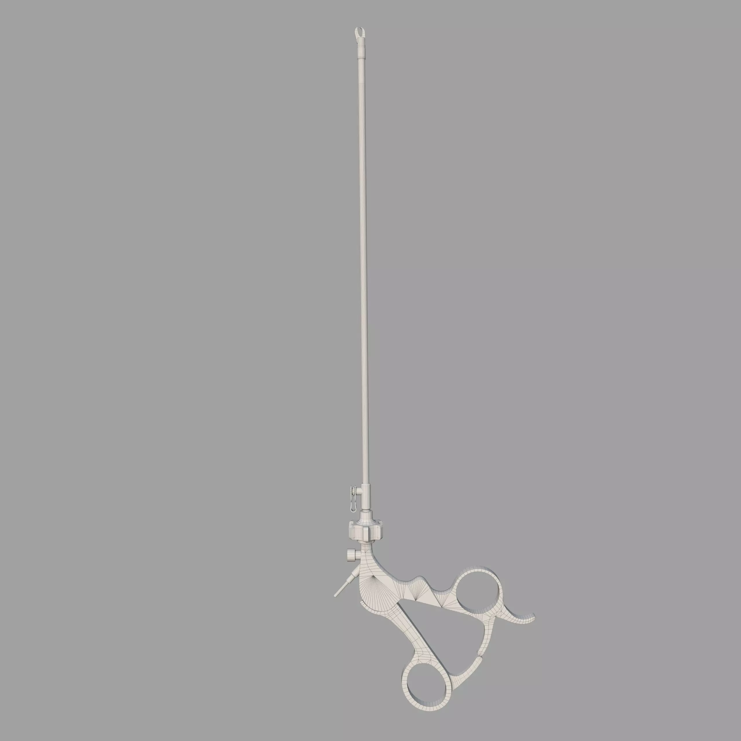 Laparoscopic Instrument Low-poly 3D model_6