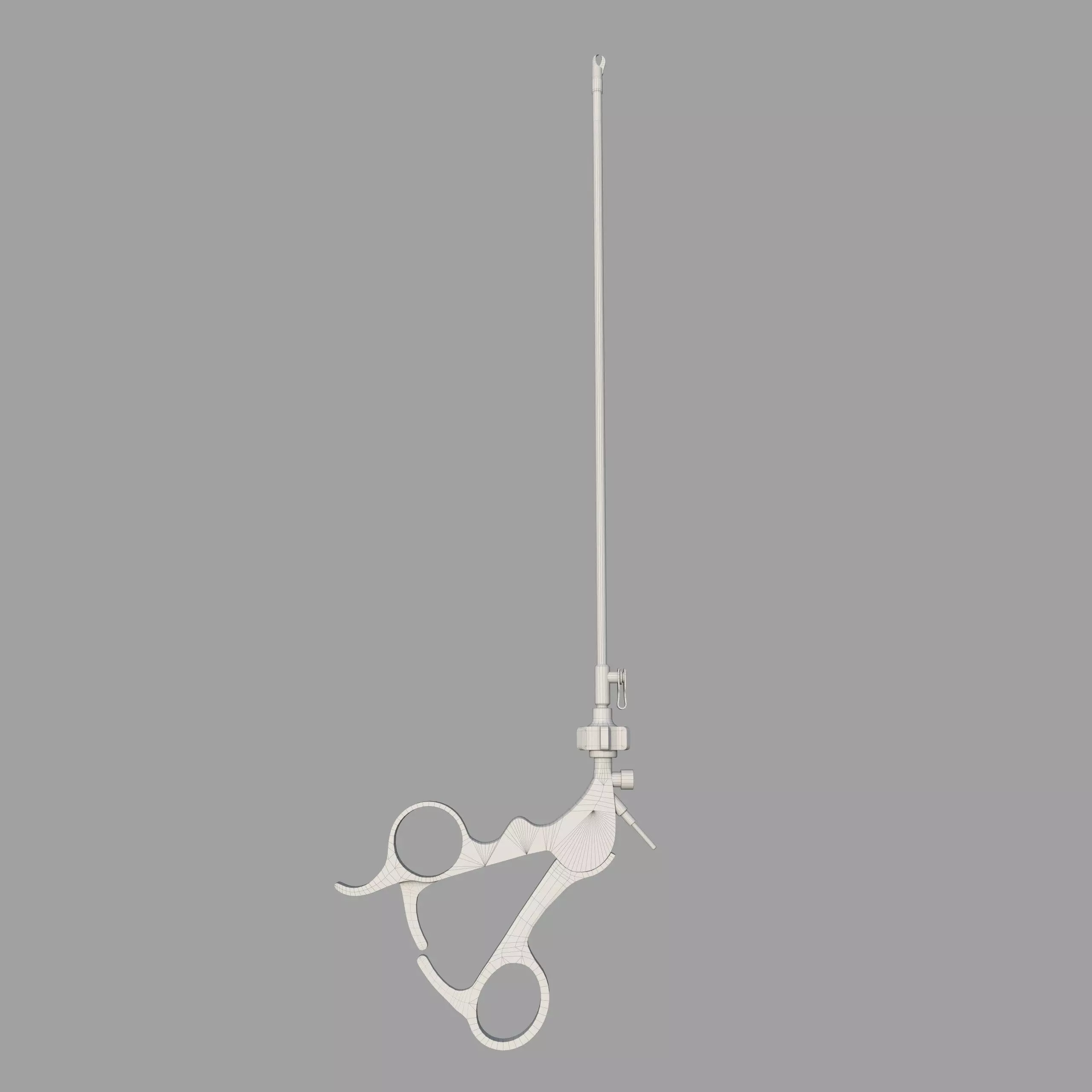 Laparoscopic Instrument Low-poly 3D model_5