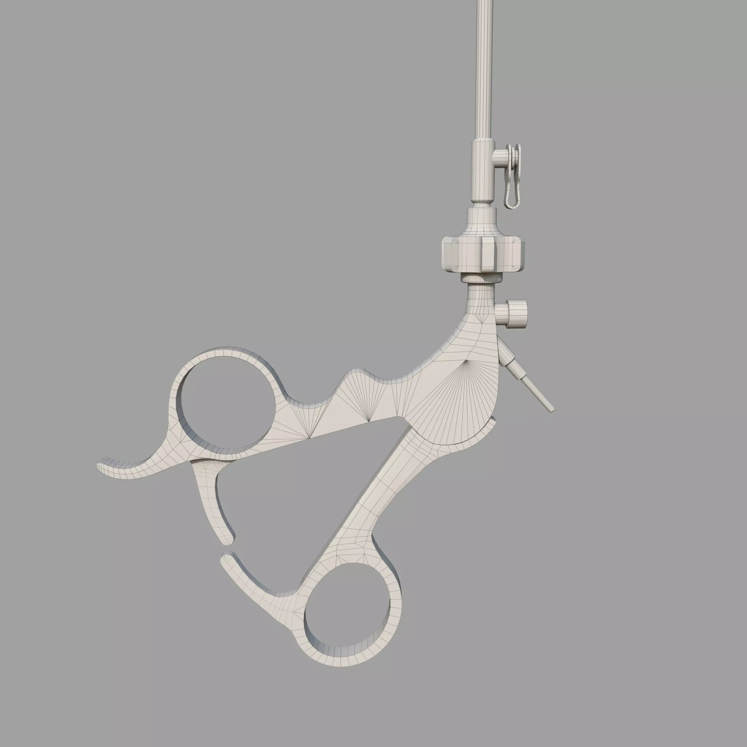Laparoscopic Instrument Low-poly 3D model_8