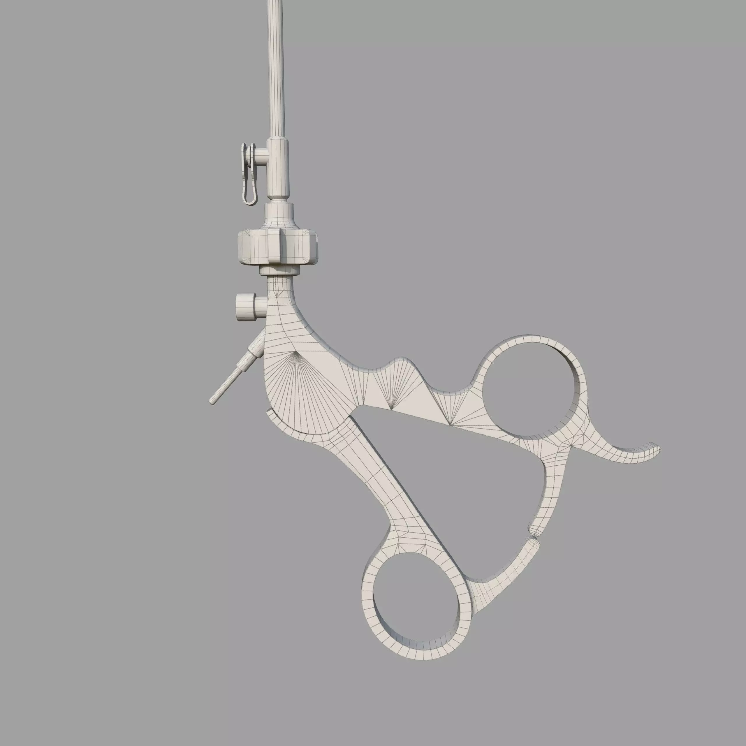Laparoscopic Instrument Low-poly 3D model_7