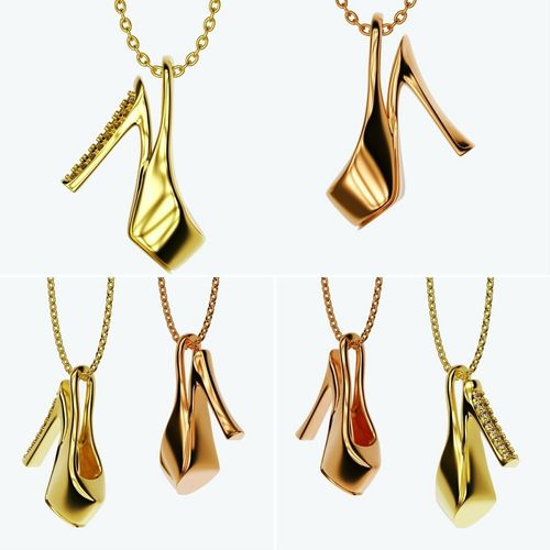 Pendant shoe 3D print model