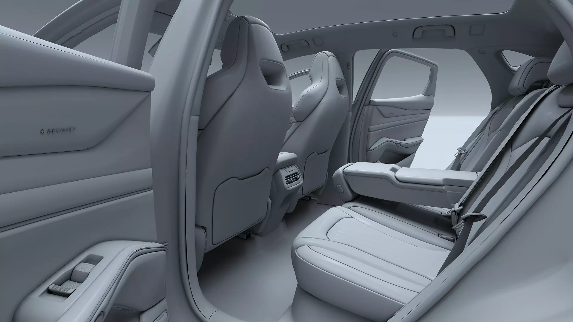 2025 Denza N7 AWD With interior 3D model_34