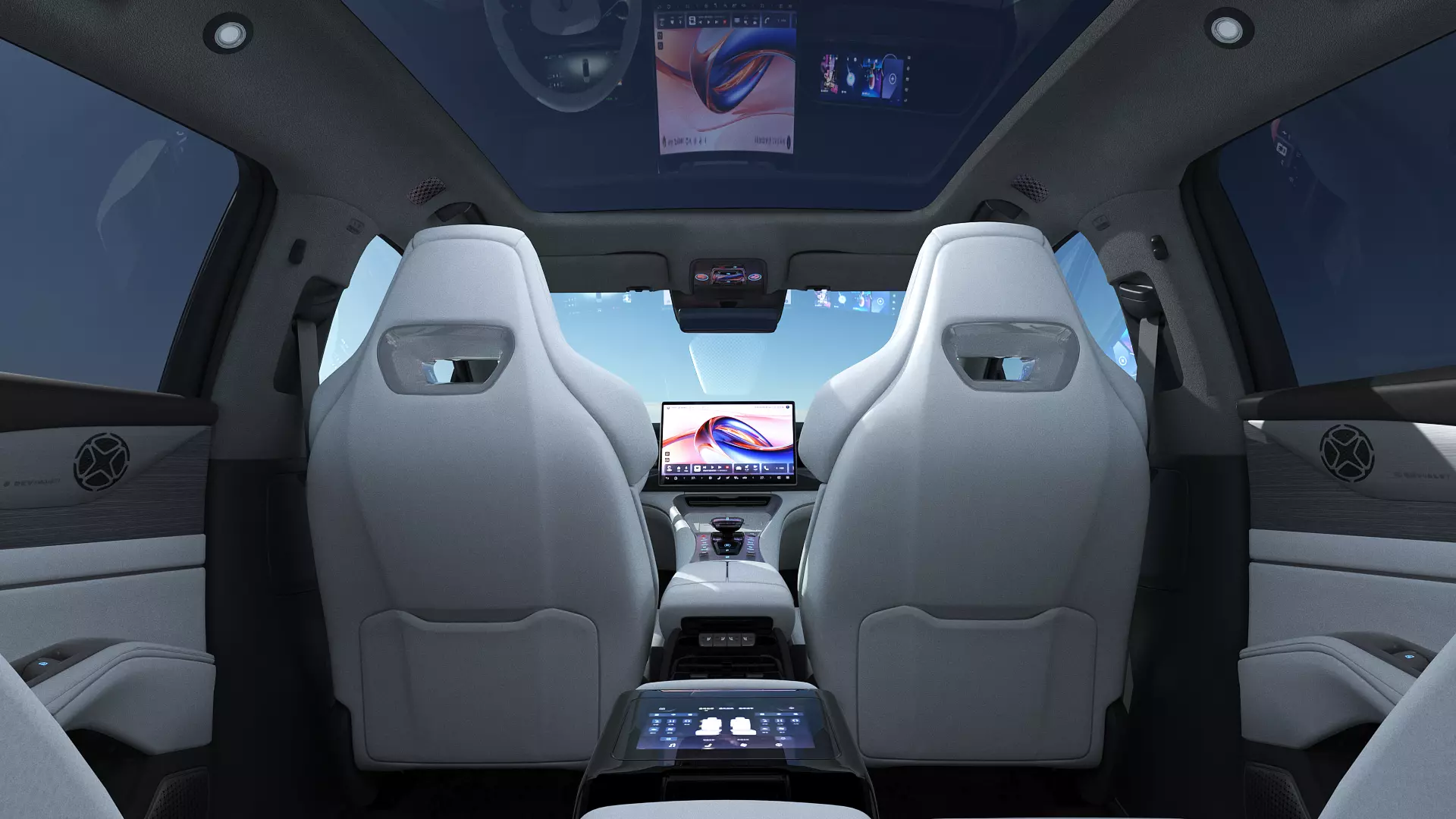 2025 Denza N7 AWD With interior 3D model_11