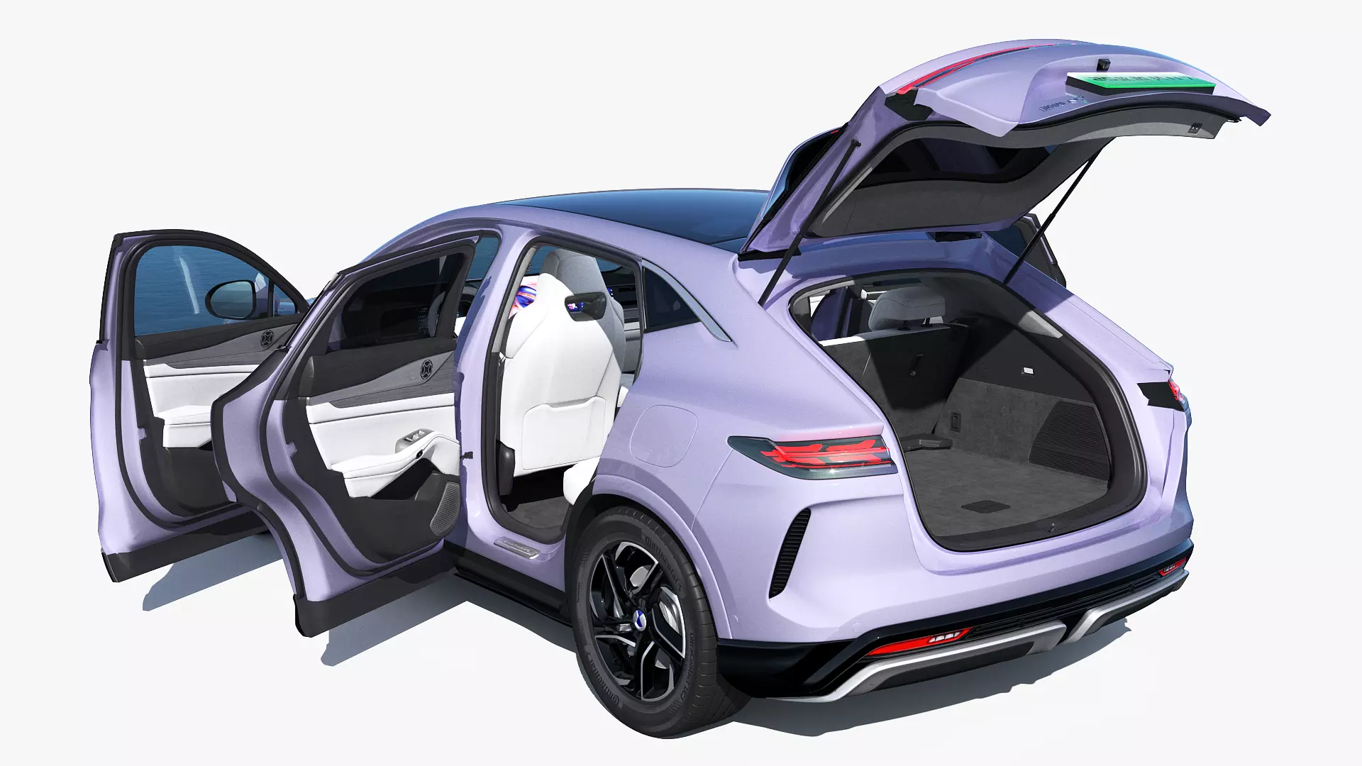 2025 Denza N7 AWD With interior 3D model_14
